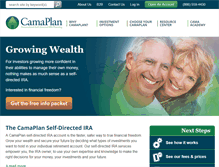 Tablet Screenshot of camaplan.com
